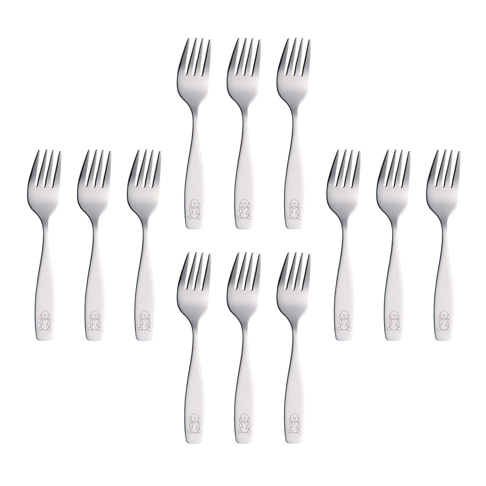 Kids Silverware Children's Safe Flatware Set Stainless Steel - Children Forks Children Tablespoons Toddler Utensils Metal Cutlery Set For L Annova