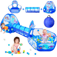 Pigpigpen 3 in 1 Kids Gioca una tenda con telaio a palla da palla da basket per ragazzi e ragazze pop -up giocattolo giocattolo giocattolo per bambin