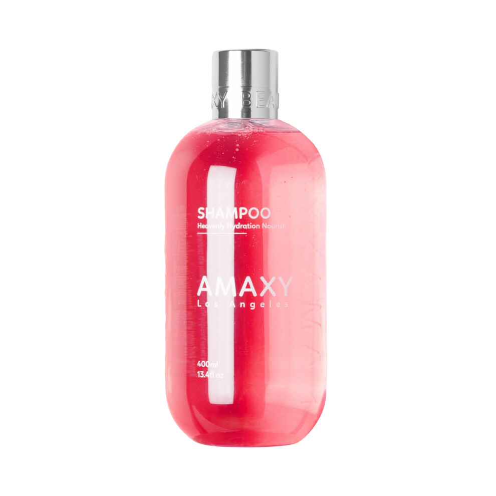Amaxy Solugel Hydration Nourish Shampoo | Nourishing & Frizz Control - Shine Volume And Silky - Silicon & Paraben Free - For All Hair Types Me