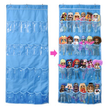 Duolam appeso Over Over Door Toy Storage Organizer (24 tasche) compatibile con bambola a sorpresa LOL omg (giocattoli non inclusi) (57.5''X22 '')