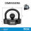 RETRUE Universal Coupler Lock Trailer Locks Ball Hitch Trailer Hitch Lock Segurana ajustvel Ao resistente se encaixa em 1-7/8 polegadas 2 pole 2