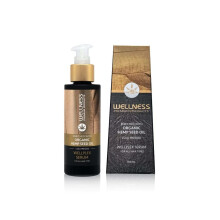 Serul de cre?tere a parului Wellness Premium Wellplex | Tratament anti-frizz ?i hidratare pentru parul sub?ire uscat | Ulei organic de semin?e de