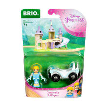 Brio - 33322 - Cinderella - vaunu / Disney Princess - Tarvike puiselle junaradalle - Liitännöillä