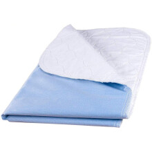 Supergrootte wasbaar bedkussen / XXXXL incontinentie-onderlegger - 80 X 36 - Jumbo Big matrasbeschermer - blauw