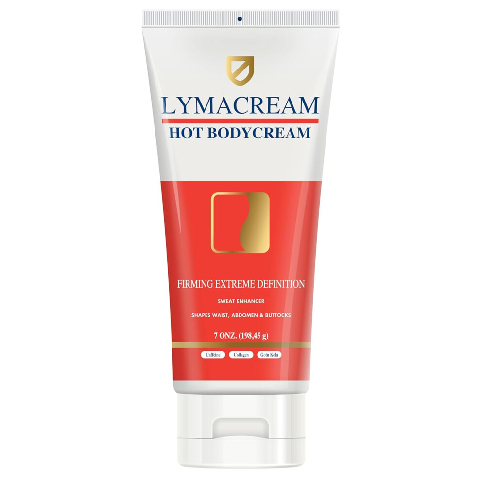 Lymacream Cream Sweat Enhancer - Hot For Increased Sweat And Circulation - Pre Workout Enhancer - Caffeine With Gotu Kola And Collagen - Boost