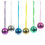 Conjunto de 12 colares de bola de discoteca Rhode Island Novity de 1,5 polegadas 1