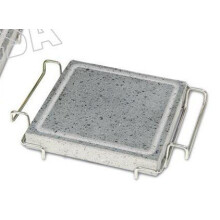 Ilsa 8,5 x 8,5 cm Vierkante Lava Steen Schaal met Stand; 9 Stuks