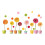 Crearreda CR-64003: Gerberas Flowers Window Decal Multi 1