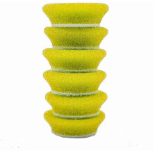 RUPES Orbital Foam Polishing pad for Car Sanding Polishing & Waxing Dual Action Polisher Pad Car Cleaning Supplies for Compounding (Yellow 34