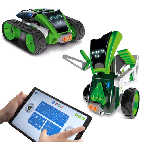 Kit de rob de brinquedo programvel e edificvel Play Visions para crianas - D vida ao Mazzy - Crie um modelo de veculo Android ou Rover inte