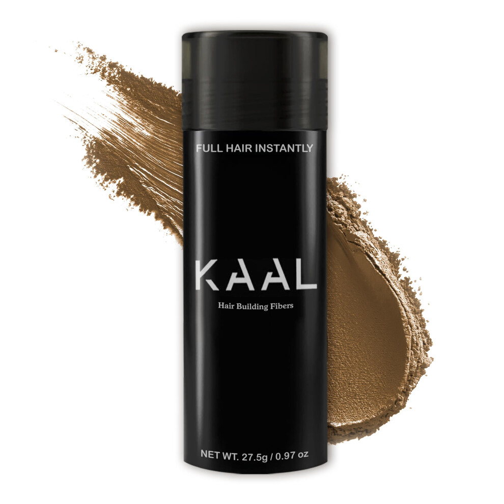 Kaal Hair Fiber | Medium Blonde Refillable Hair Powder (27.5G) - Conceal Thinning Areas For Men And Women Instantly Effective Hair Filler Fibers
