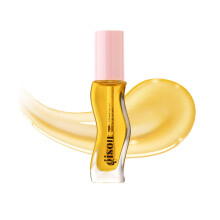 Gisou Honey Infused Hydrating Lip Oil, nhrende Lippenfeuchtigkeitscreme fr trockene Lippen, hoher Glanz, glattes Finish, klarer goldener Glanz, fri
