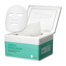MILKTOUCH Green Hyaluron Daily Soothing Sheet Mask Pack - Hydratacn vyivujc a revitalizacn pletov masky pro zrivou plet Anti-Aging Hydratacn