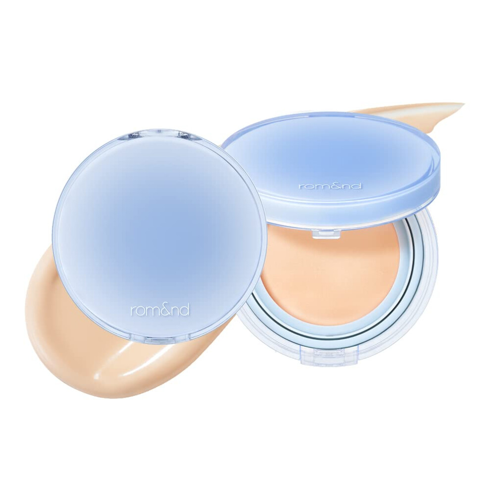 Rom&Nd Bare Water Cushion 20G (03 Natural 21) Healthy Hydrated Instant Hydration Comfortable Skin Long Lasting Extra Moist Glow Vegan 0.70
