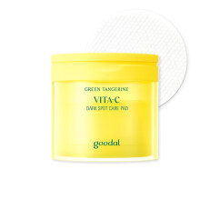 Toniere di vitamina C di Goodal Green Tangerine con effetto 5 in 1 | I toni esfolianti idratano e disintossica la pelle sensibile (70 pad) (ver.1)