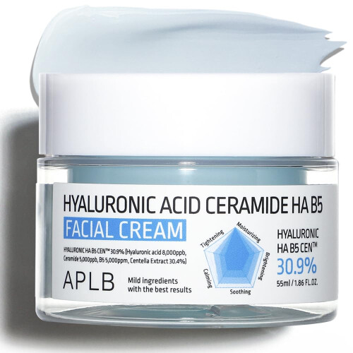 APLB, Οργανική Οξύ Ακίδος HA B5 Κρέμα Προσώπου, 1,86 fl oz (55 ml)