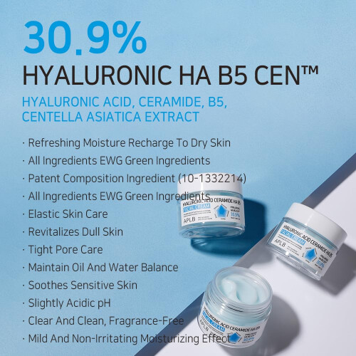 APLB, Οργανική Οξύ Ακίδος HA B5 Κρέμα Προσώπου, 1,86 fl oz (55 ml) 2