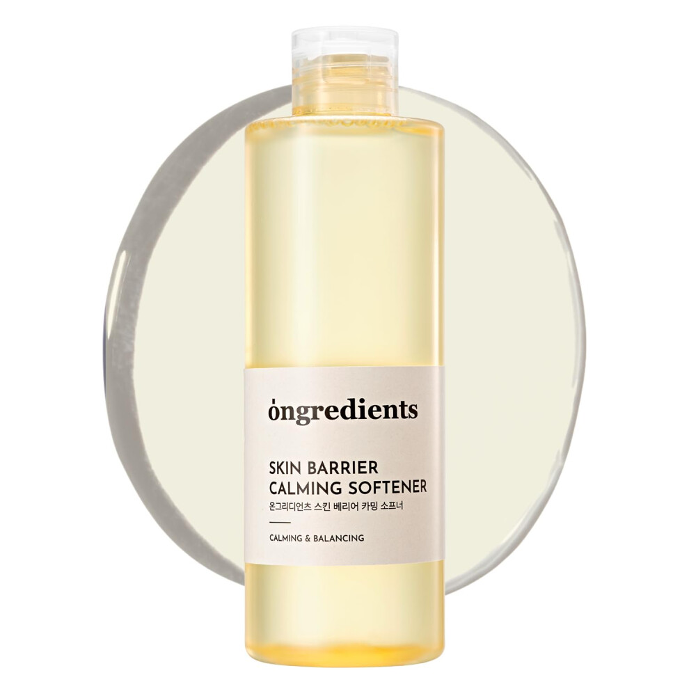 Ongredients Skin Barrier Calming Softener | Daily Soothing Toner For Dry Sensitive Skin | Panthenol Hyaluronic Acid Ceramide Hydrating Ph Ba