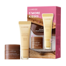 Laneige Smore Kisses Set: Hydrating Chocolate Lip Sleeping Mask & Vanilla Lip Glowy Baume
