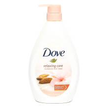 Dove Body Wash mit Pumpe 27,05 oz (800 ml) (Mandel & Hibiskus)