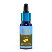 Blue Nectar AHA Zluszczajace serum do twarzy z roslinnym kwasem glikolowym z trzciny cukrowej do glebokiego zluszczania|Roztwr peelingujacy AHA