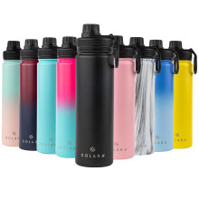 SOLARA Insulated Water Bottle 650ml Hot Water Bottle Thermosteel Water Bottle for Travel Home Office School Gym Adults Water Bottle Hot a