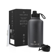 Solara cu apa izolata flacon de apa 2000 ml flacon de apa calda Termosteel Sticla de apa pentru calatorie acasa la birou ?coala de gimnastica adu