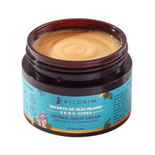 Pilgrim Koreaanse Retinol Night Cream | Verrijkt met vitamine C & hyaluronzuur | Anti -veroudering gezichtscrme | Vechten Wrinkle & Dark Circles