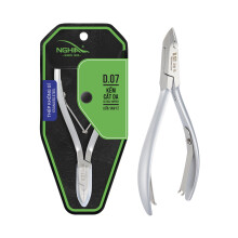 NGHIA CUTICLE NIPPER - D -07 MAX 12 | O?el inoxidabil | Durabil ?i ascu?it | Design ergonomic | Placat gri | Ideal pentru saloane ?i uz casnic