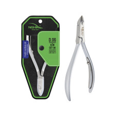 NGHIA CUTICLE NIPPER - D -06 MAW 12 | O?el inoxidabil | Durabil ?i ascu?it | Design ergonomic | Placat gri | Ideal pentru saloane ?i uz casnic