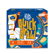 Board Game - Fletter Quick Draw Fast-paced Drawing Game Fun for Kids Teens & Adults Boosts Creativity & Quick Thinking Perfect for Family Ga