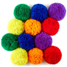 Flyio cu 12 pachete de fleece moale mingi mari de 4 inci dodgeball-joaca minge