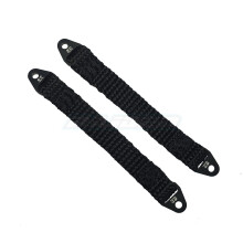 110mm Suspension Damper Travel Limit Straps for Traxxas EREVO 2.0 E-REVO REVO 3.3 Summit Slayer for Axial AX10 SCX10 EXO Wraith Yeti RC Crawler - Grey