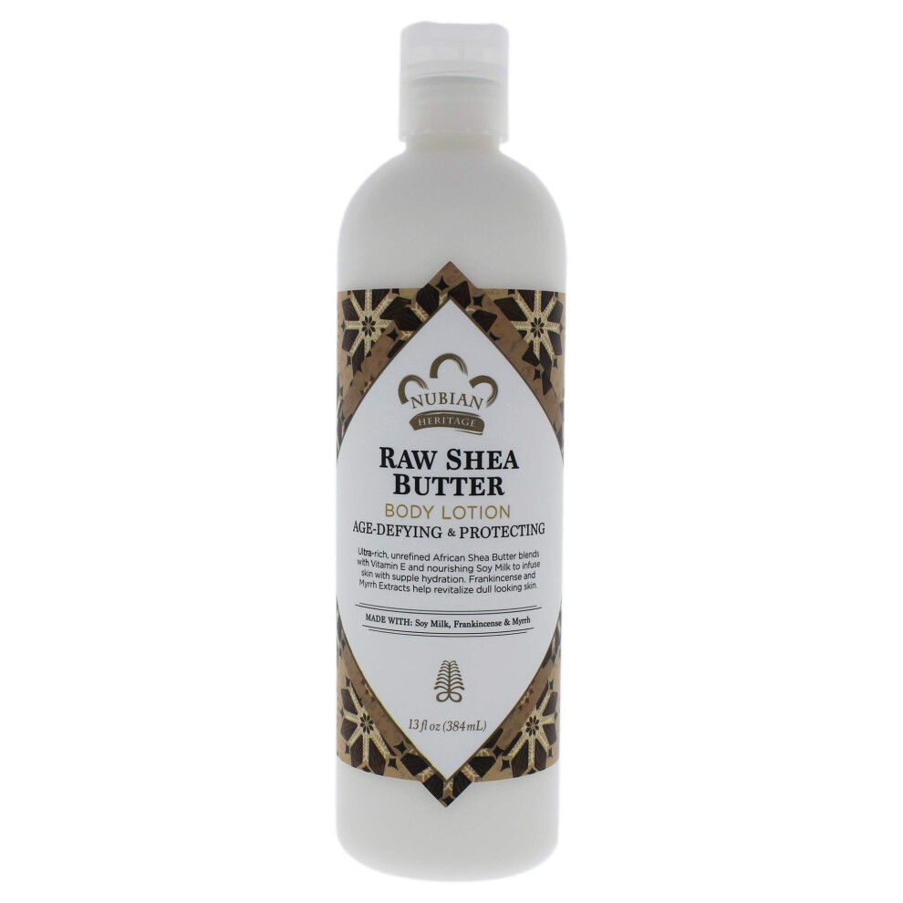 Nubian Heritage Lotion Raw Shea And Myrrh 13 Fluid Ounce