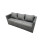 Fimous Fimous 9-seater Patio Coffee Table Sofa Set with 2 Small Stools 2 Side Tables 4