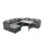 Fimous Fimous Rattan Dining Table Sofa Set with Side Table 2 Big Footstools Outdoor 1