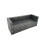 Fimous Fimous Outdoor Dining Table Sofa Set with Side Table Dark Grey Mixed 5