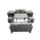 Fimous Fimous 6 Seater Outdoor Table Double Seat Sofa 2 Small Stool 2 Side Table Set 2