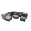 Fimous Fimous 8-seater Patio Coffee Table Sofa Set with 2 Side Tables 2 Footstools 1