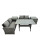 Fimous Fimous 4 Seater Outdoor Dining Table Double Seat Sofa 2 Side Table Set 1