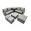 Fimous Fimous Lounge Double Seat Sofa Coffee Table Set with Side Table 3 Stools 1