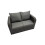 Fimous Fimous Love Sofa Square Coffee Table Set with Side Table 3 Stools 3