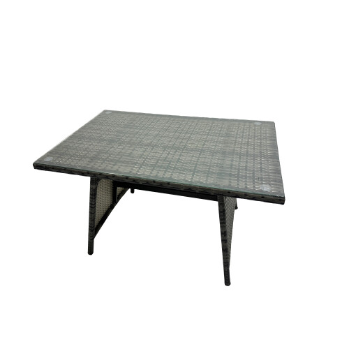 Fimous Fimous 10 Seater Outdoor Dining Table Double Seat Sofa 4 Stools Set 2