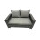 Fimous Fimous Lounge Double Seat Sofa Coffee Table Set with 4 Stools 4