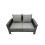 Fimous Fimous 6 Seater Outdoor Table Double Seat Sofa 2 Side Table 2 Small Stool Set 4