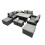 Fimous Fimous Outdoor Love Sofa Set & Adjustable Lifting Dining or Coffee Table 2
