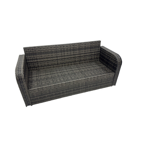 Fimous Fimous 8 Seat Outdoor Dining Table Sofa Set with Side Table 2 Small Stools 2