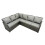 Fimous Fimous 9 Seat Poly Rattan  Corner Sofa Set with Big Stool 2 Chairs 4