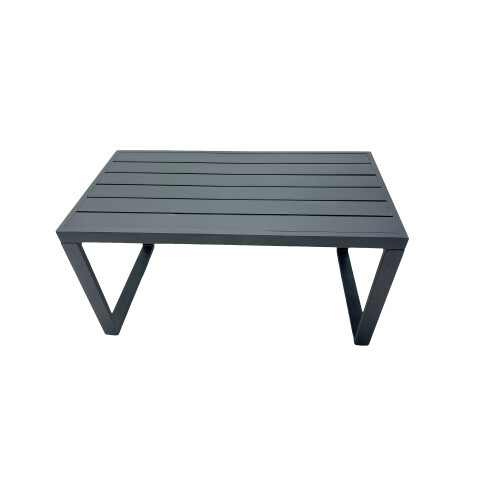 Fimous Fimous Aluminium Lounge 3 Seat Sofa Coffee Table Sets with 4 Stools 2