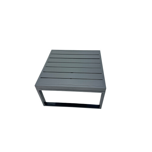 Fimous Fimous Aluminium Lounge Sofa Coffee Table Sets with 4 Stools Dark Grey 2